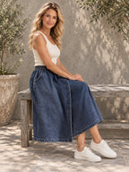 Loose Asymmetric Elasticity Split-Joint Skirts - 117837_S1_新增