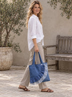 Ruffled Split-Joint Zipper Tote Bag - 208543_S1_新增