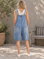 Loose Wide Leg Solid Color Jumpsuits - 63011_B1_新增