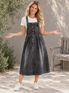 Loose Sleeveless Breathable Split-Joint Square-neck Dresses Maxi Dresses - 77706_CF_F2_新增