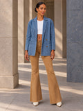 Long Sleeves Loose Buttoned Pockets Notched Collar Outerwear - 211610_OL_F1_v01