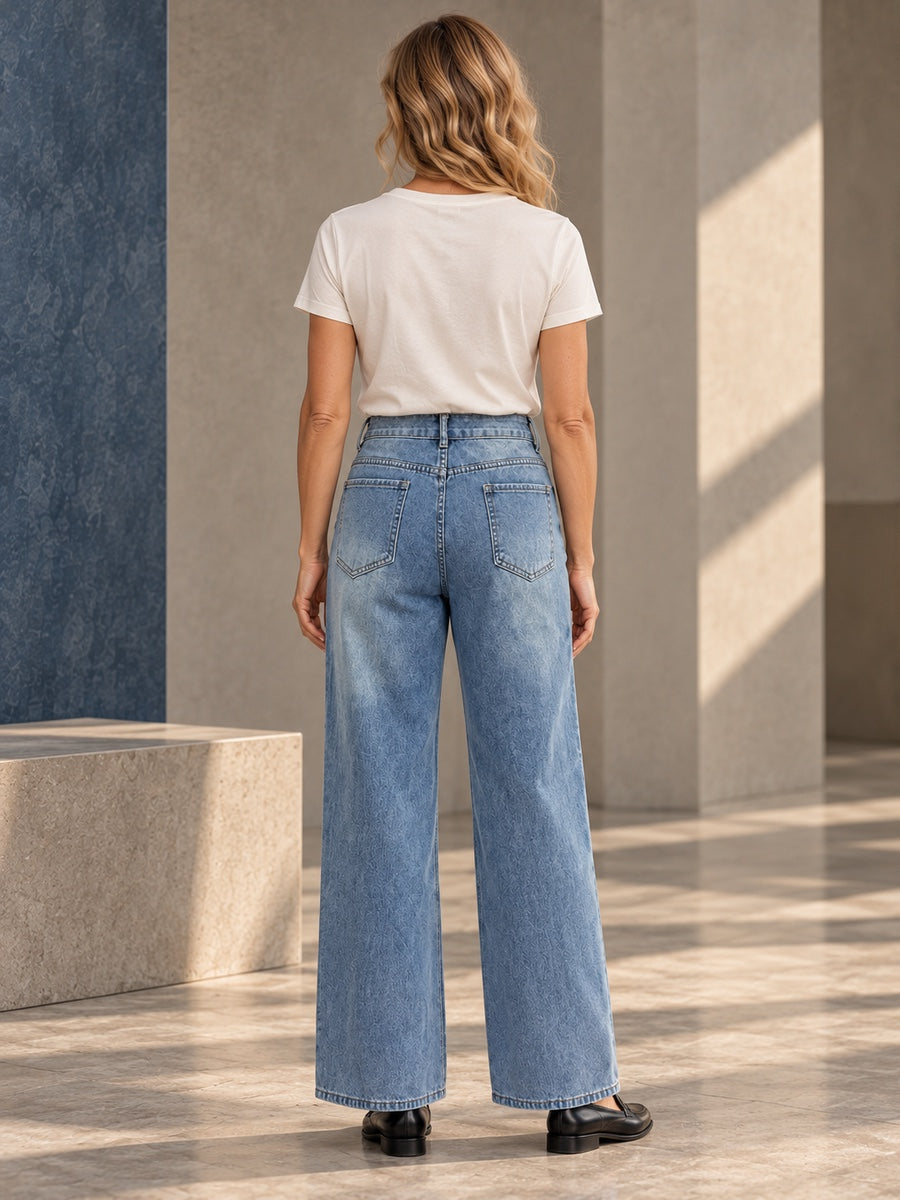 Loose Wide Leg Split-Joint Jean Pants Bottoms - 171061_B1_v20261008