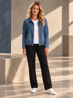 Long Sleeves Pockets Solid Color Zipper Lapel Outerwear - 210558_OL_F1_v20261008