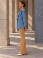 Long Sleeves Loose Buttoned Pockets Notched Collar Outerwear - 211610_S1_v01