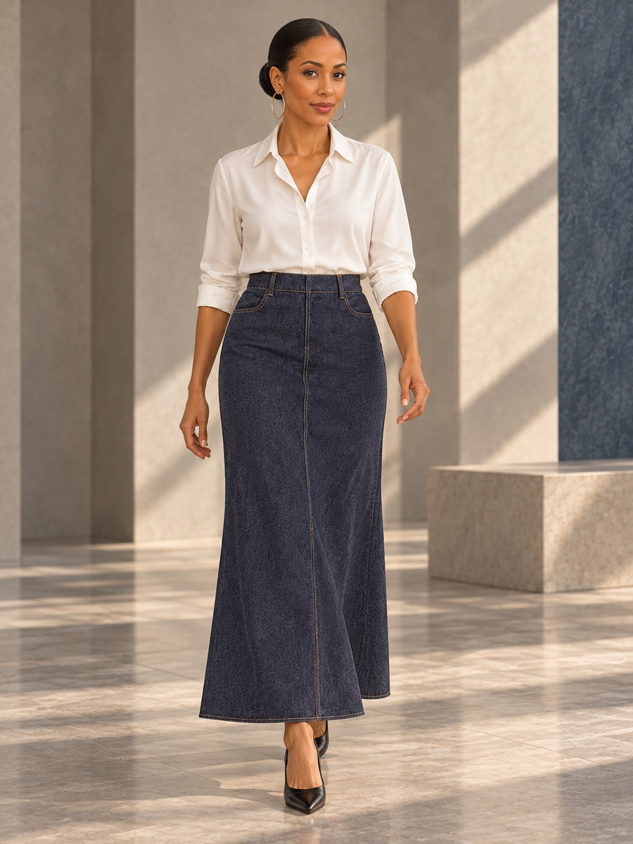 Column No Belt Solid Color Zipper Skirts Bottoms - 181611_CF_F1_v20261008