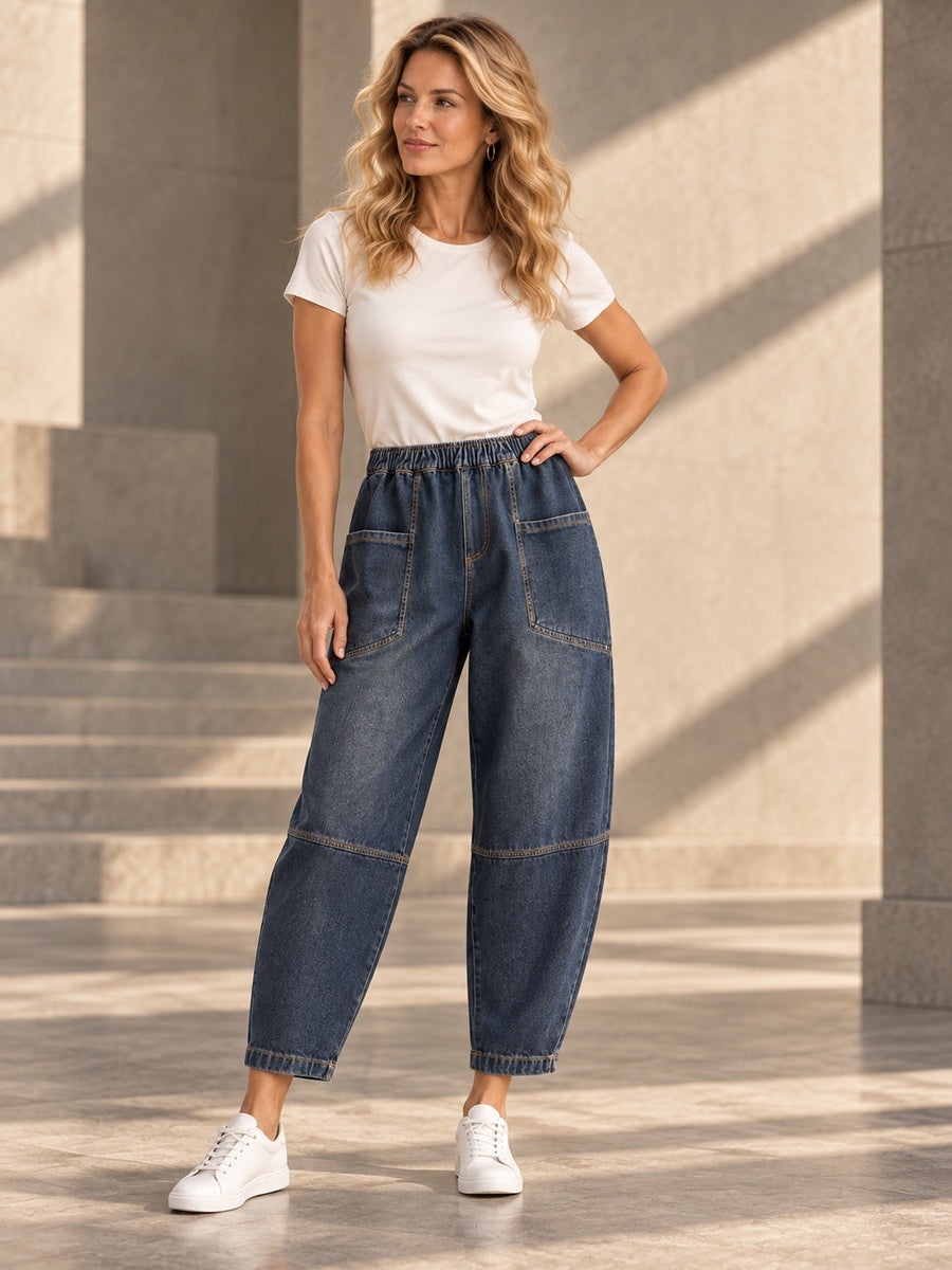 Loose Elasticity Jean Pants Bottoms - 99094_OL_F3_v20261008