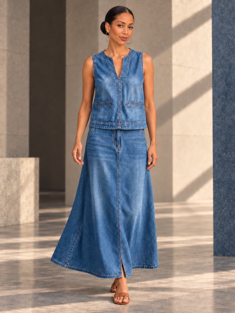 Loose Sleeveless Solid Color V-Neck Vest Top - 202156_CF_F3_v01