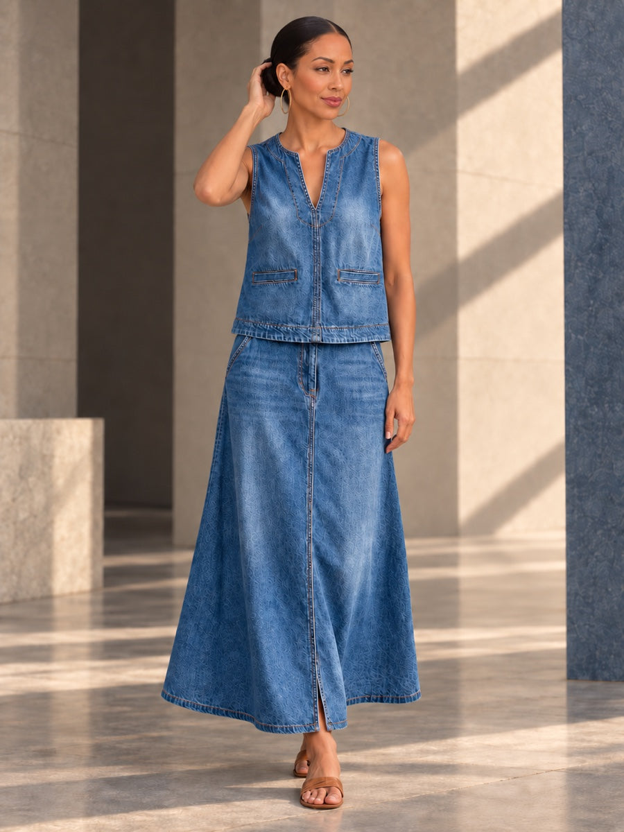Loose Sleeveless Solid Color V-Neck Vest Top - 202156_CF_F2_v01