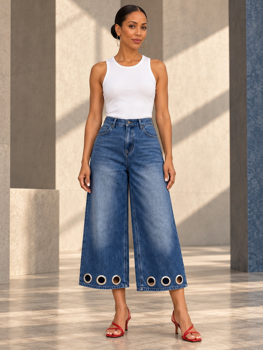 Loose Wide Leg Hollow Pockets Jean Pants Bottoms - 206316_OL_F1_v20261008