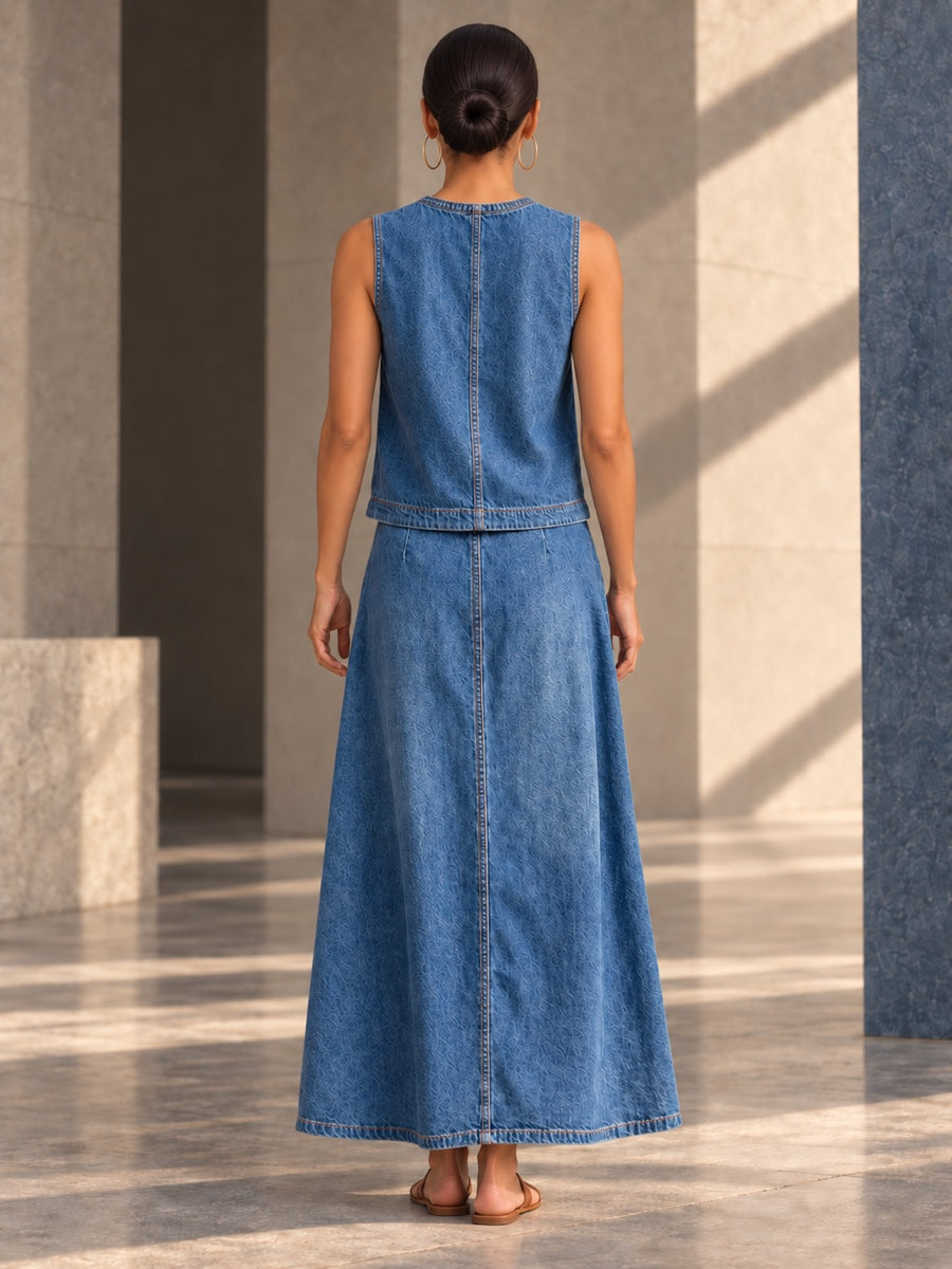 Loose Sleeveless Solid Color V-Neck Vest Top - 202156_B1_v01