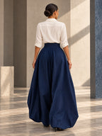 Harem Pants Loose Pleated Solid Color Jean Pants Bottoms - 185429_B1_v20261008