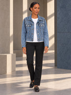 Long Sleeves Split-Joint Lapel Denim Jackets - 127145_OL_F3_v01