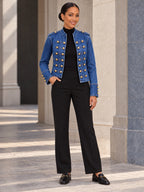 Long Sleeves Loose Buttoned Solid Color Split-Joint Mock Neck Outerwear - 211005_CF_F1_v01