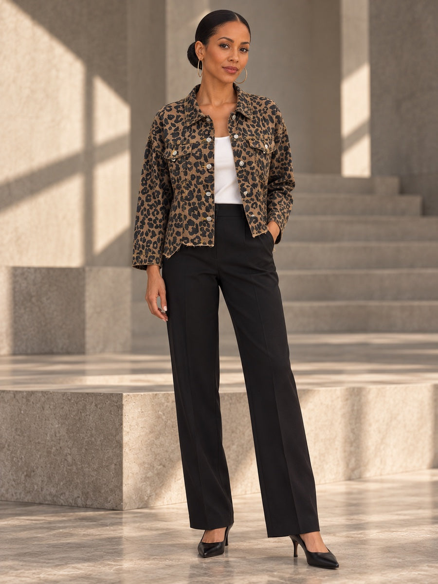 Long Sleeves Loose Buttoned Fringed Leopard Pockets Lapel Jackets Outerwear - 144169_OL_F1_v20261008
