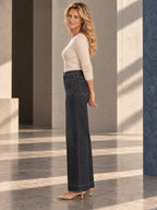 Column High Waisted Pockets Solid Color Jean Pants Bottoms Trousers - 209468_S1_v01