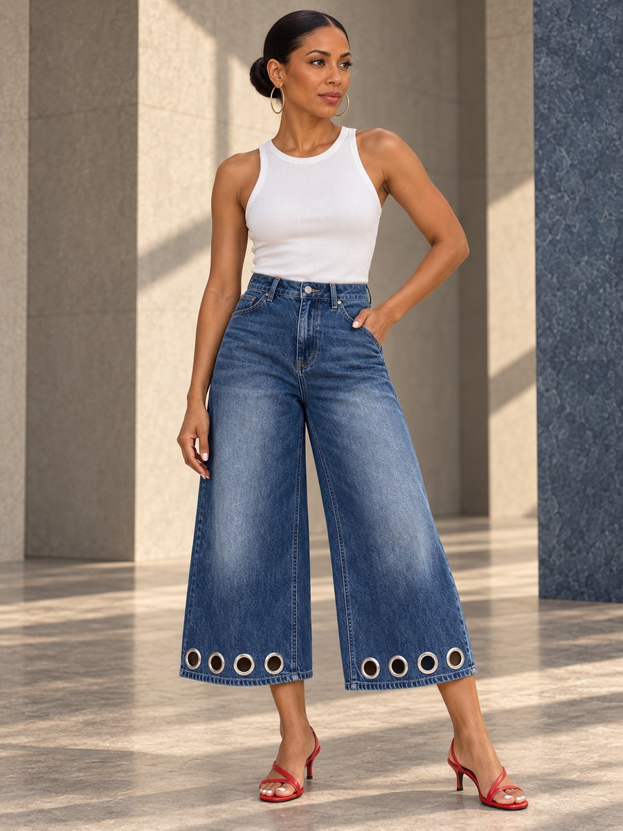Loose Wide Leg Hollow Pockets Jean Pants Bottoms - 206316_OL_F3_v20261008