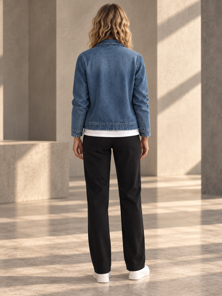Long Sleeves Pockets Solid Color Zipper Lapel Outerwear - 210558_B1_v20261008