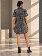A-line Loose Fringed Pleated Pockets Split-Joint Lapel Mini Dresses - 161435_B1_v20261008