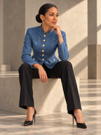 Long Sleeves Buttoned Pockets Solid Color Stand Collar Outerwear - 194229_OL_F2_v20261008