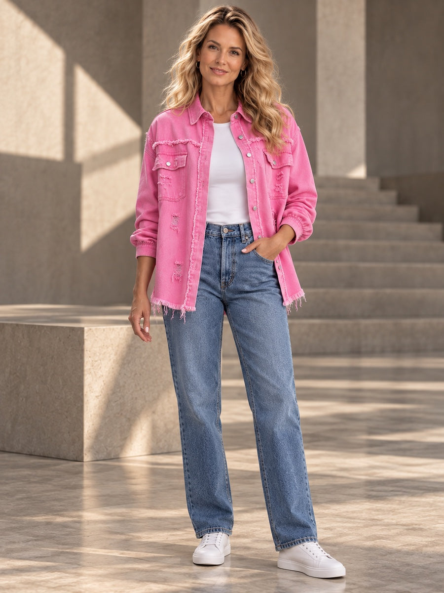 Long Sleeves Loose Fringed Pockets Lapel Outerwear - 125561_OL_F1_v20261008