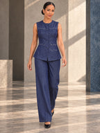 Loose Sleeveless Buttoned Pockets Solid Color Round-Neck Vest Top - 182666_CF_F1_v20261008