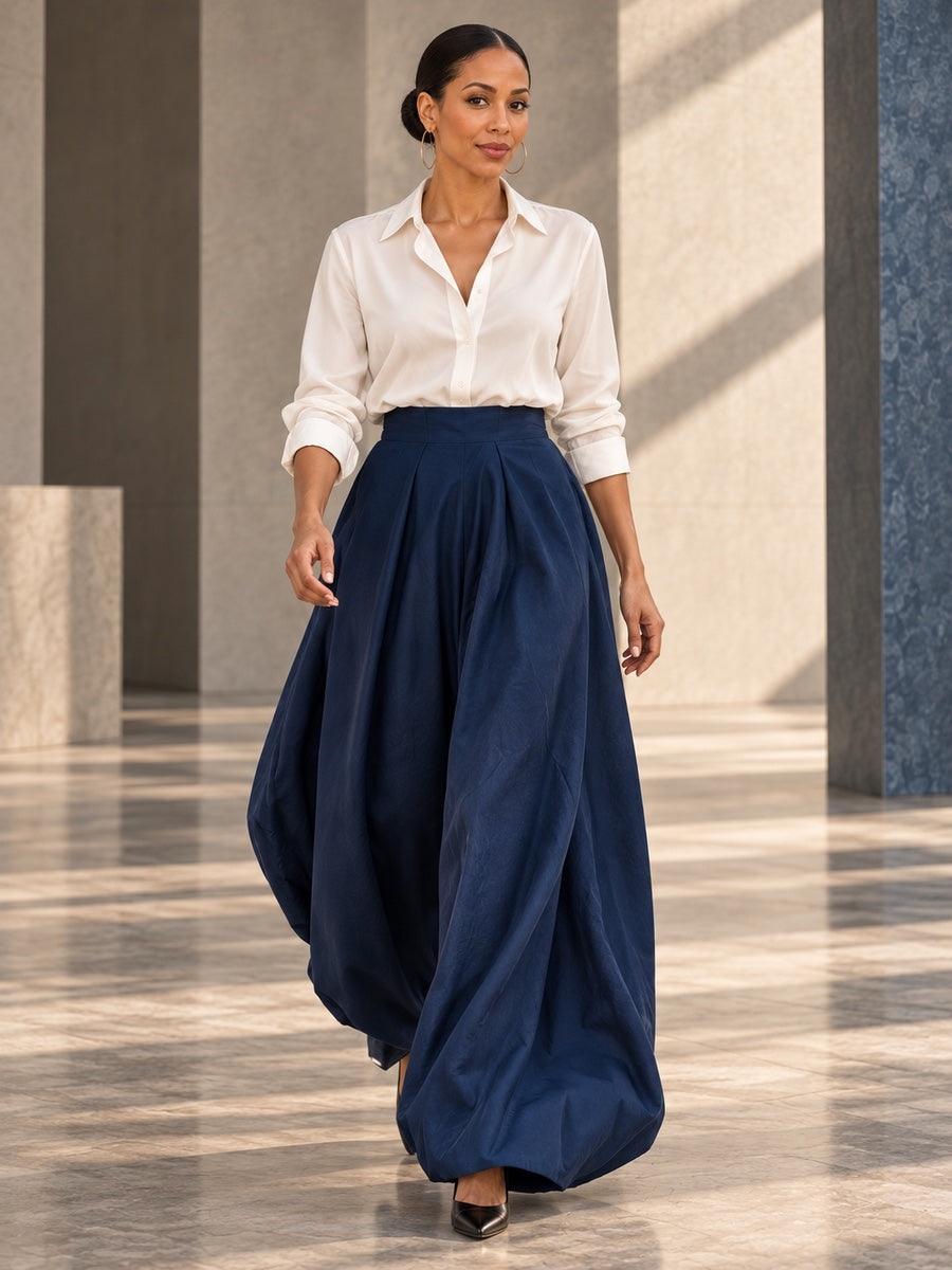 Harem Pants Loose Pleated Solid Color Jean Pants Bottoms - 185429_CF_F1_v20261008