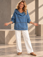 Long Sleeves Loose Pockets Solid Color Split-Joint Hooded Hoodies&sweatshirt Tops - 210435_CF_F3_v20261008
