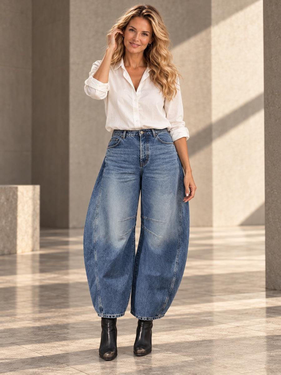 Harem Pants Pleated Split-Joint Jean Pants Bottoms - 187635_CF_F2_v20261008